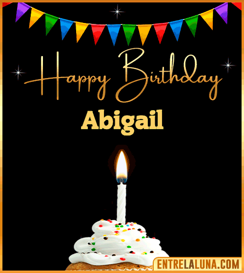 GiF Happy Birthday Abigail